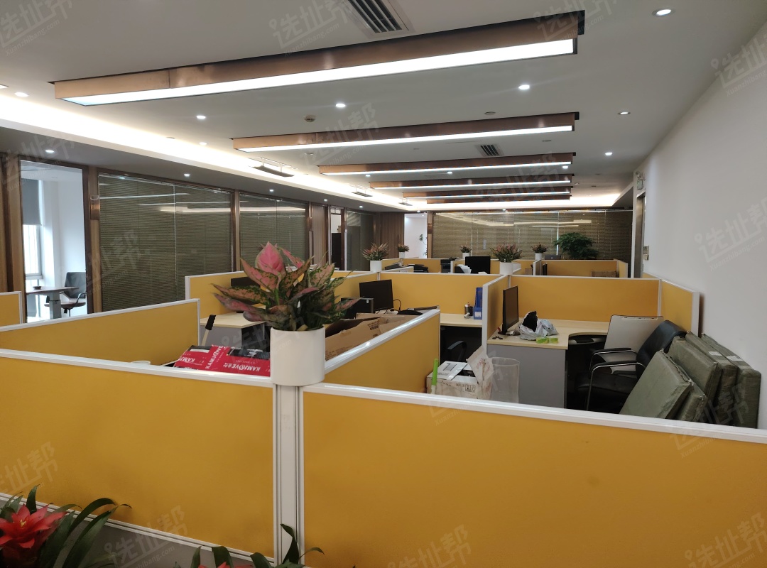 市民中心旁，经贸中心427平，一手直租，精装修