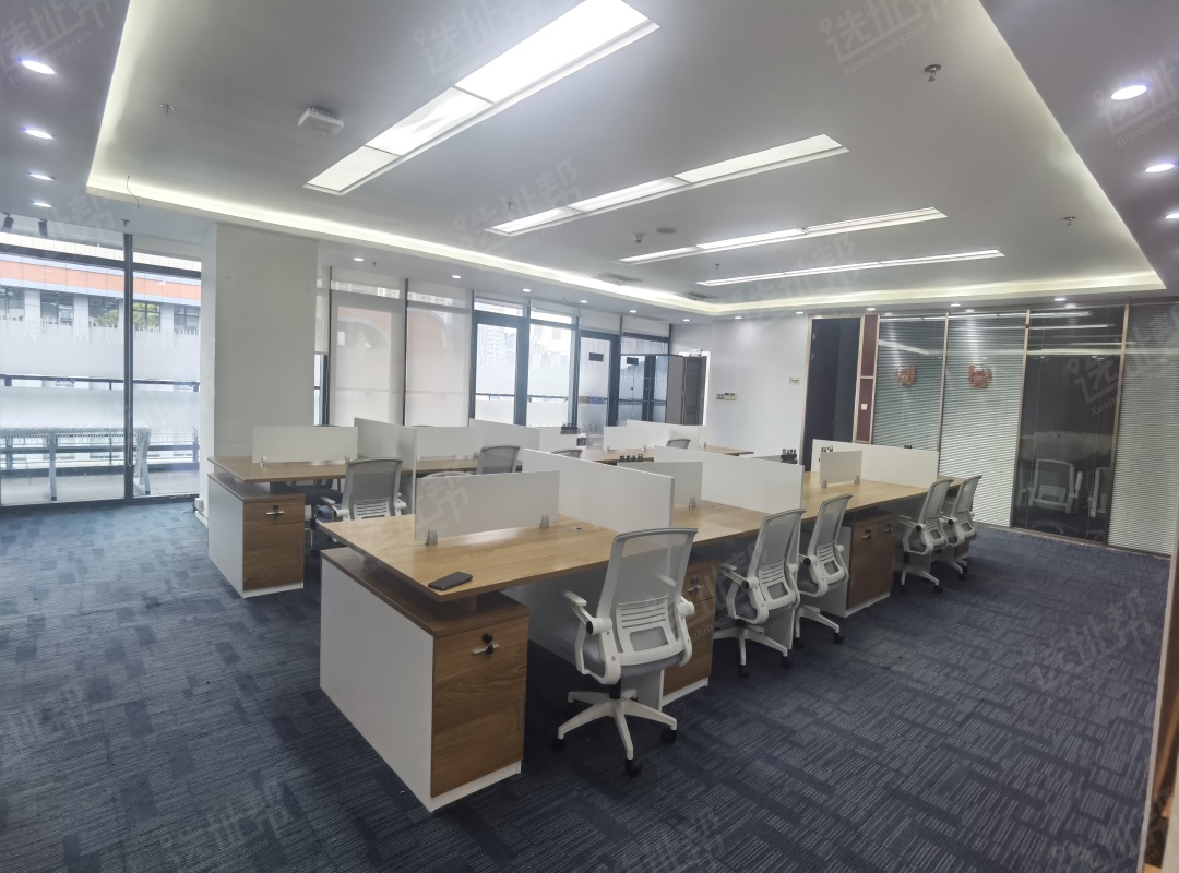 车公庙泰然大厦，300平精装，一手直租，租140元/平