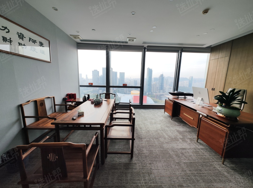 市民中心旁，诺德金融中心高层250平，精装修，一手直租