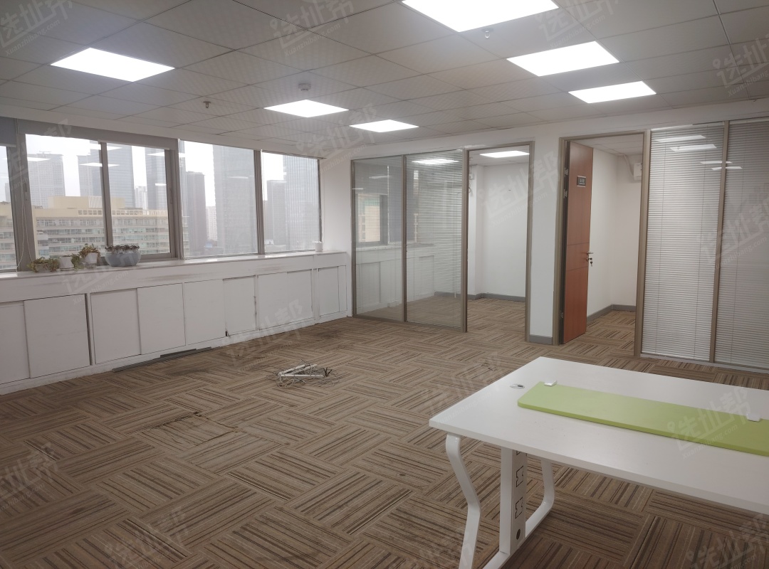 车公庙深南大道首排，创展中心高区145平，精装修，一手直租