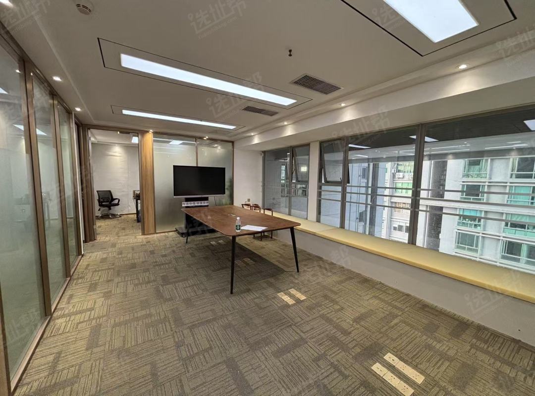 车公庙深南大道首排，杭钢大厦105平，精装修，一手业主直租