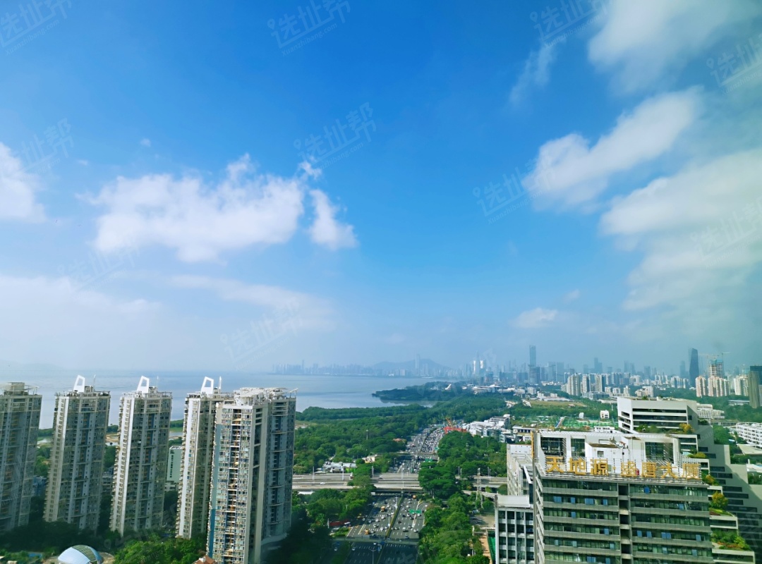 精装修   西南北三面采光，看深圳湾海景 530平  