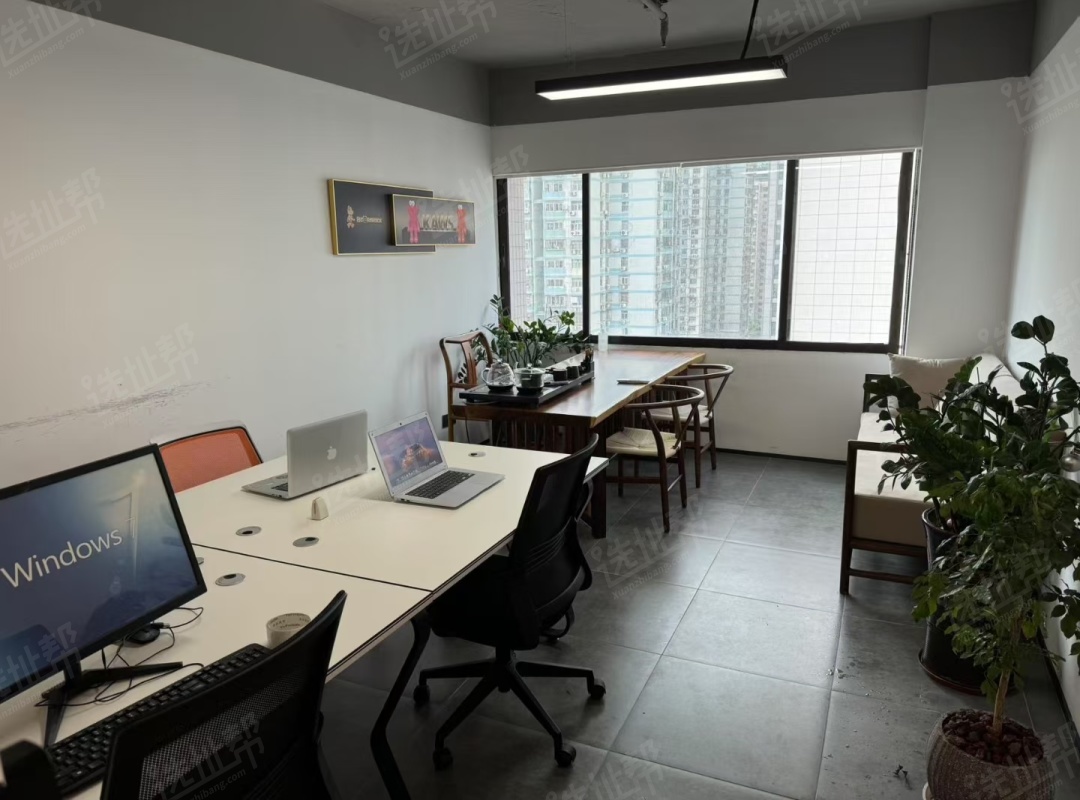 岗厦地铁口，福建大厦精装小户型，40平，租88元/平