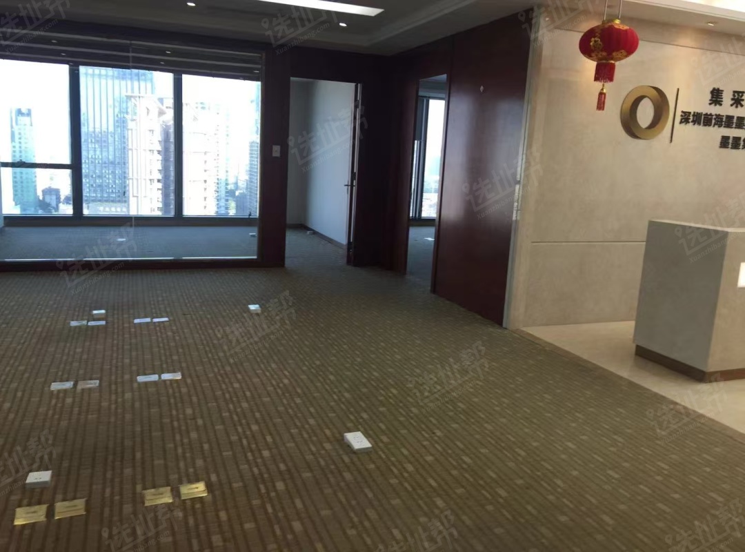 市民中心旁写字楼，诺德金融中心330平，精装修，一手直租