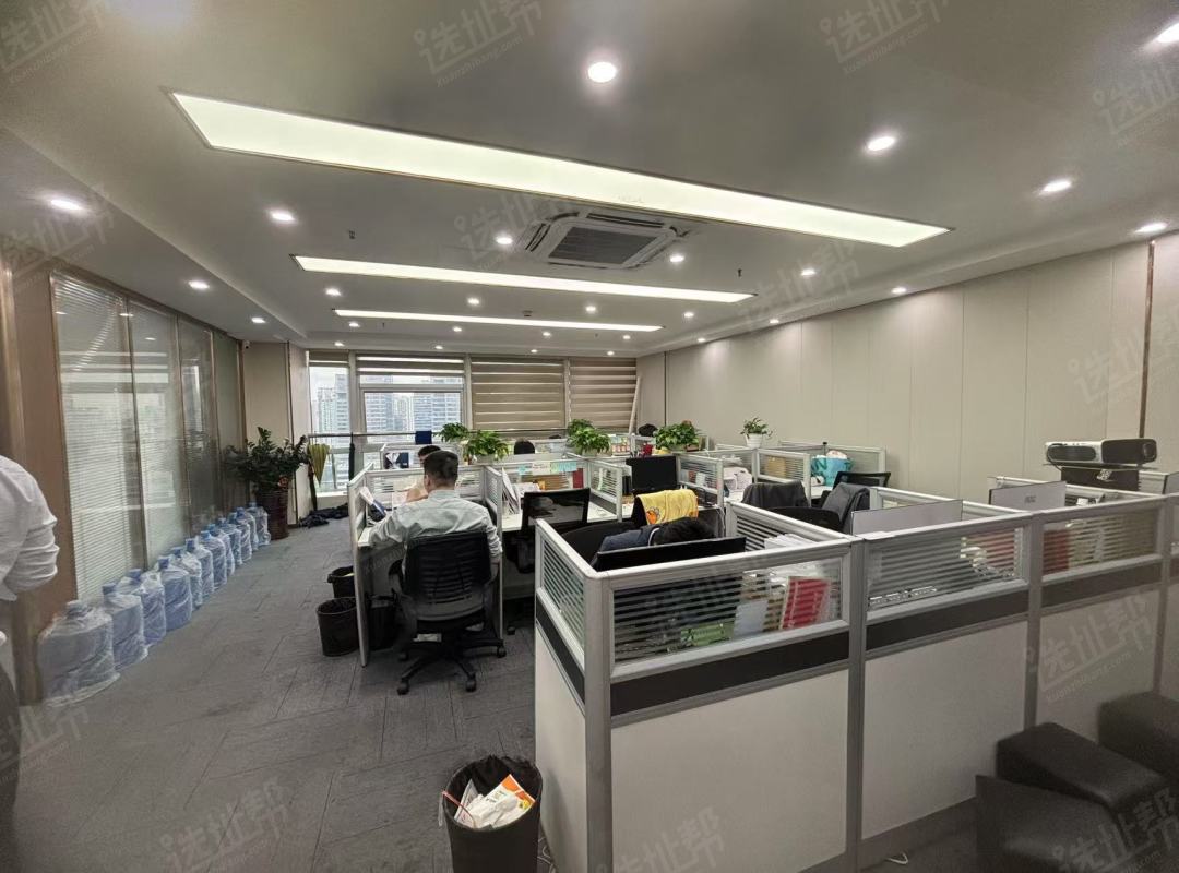 车公庙地铁口，创建大厦高区187平，精装修，一手直租
